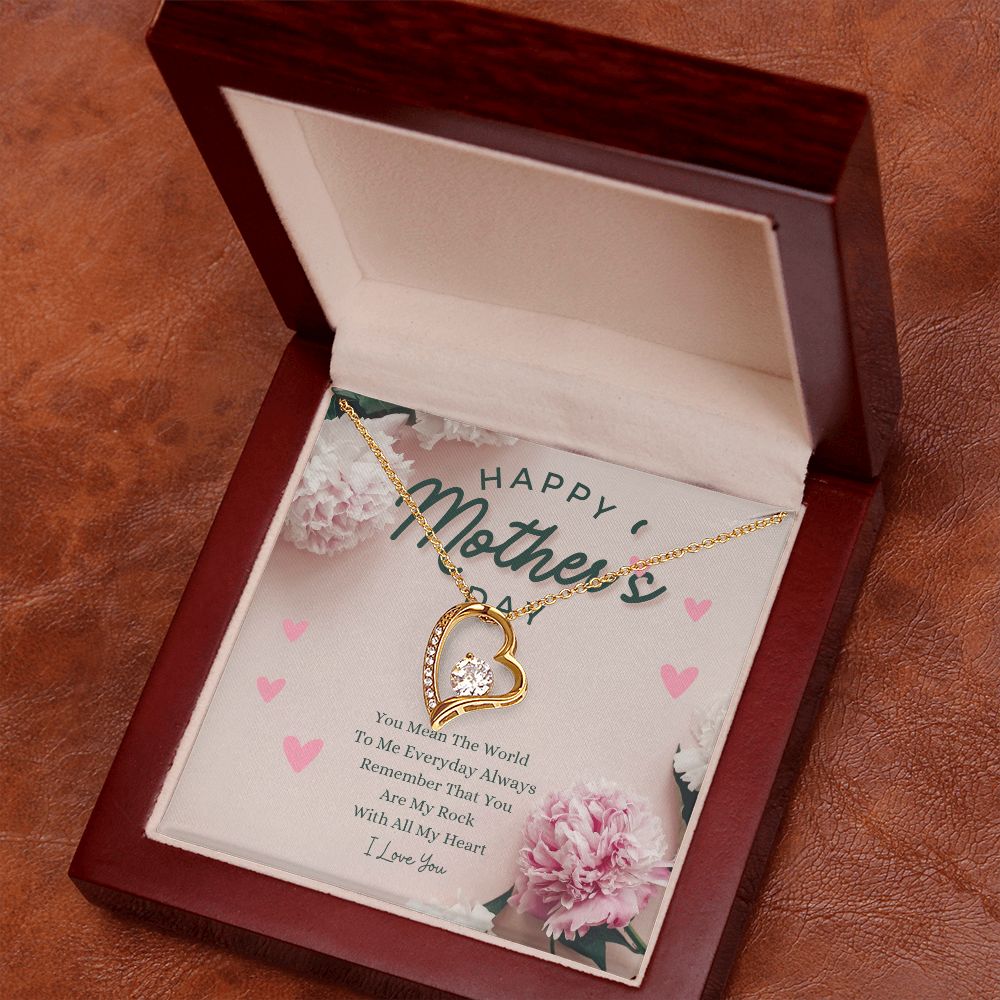 Mother's Day Flowers Forever Necklace Set