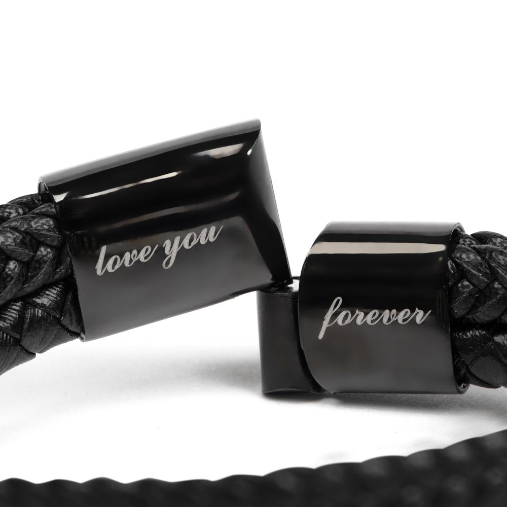 Men's "Love You Forever" Bracelet + FATHER'S DAY + SUPERHERO