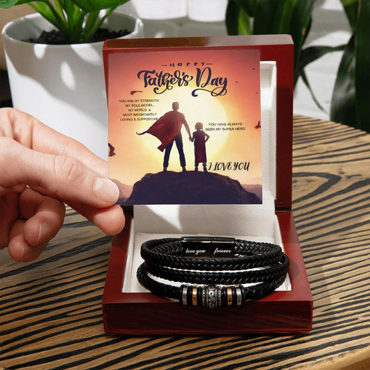 FATHER DAY SUPER HERO BRACELET