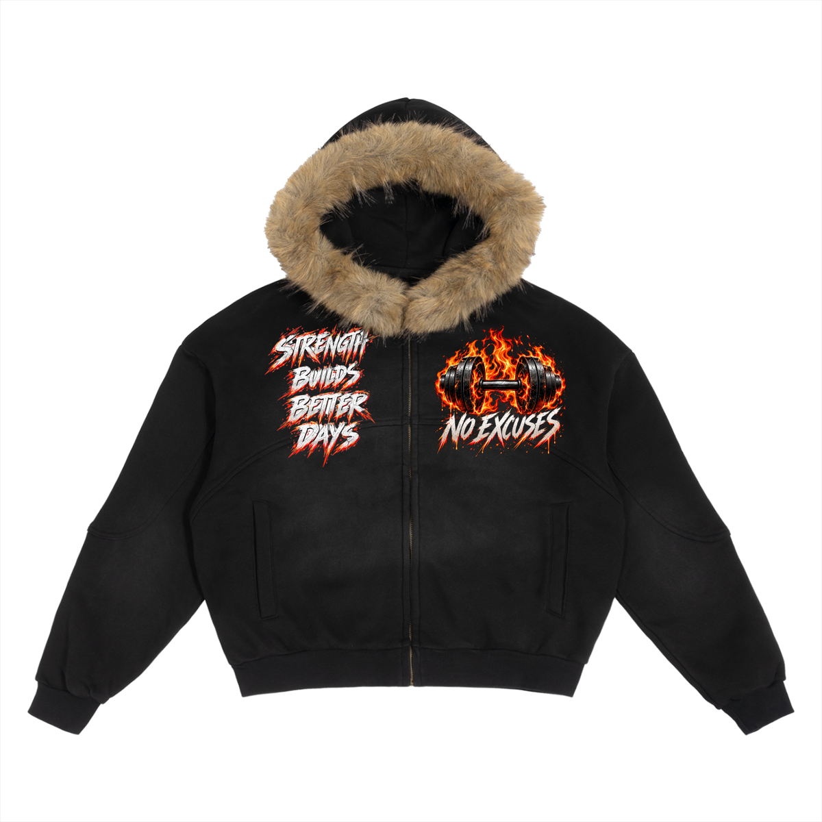 Hoodie,Fur,Fitness,Coat,Fall,Winter,Unisex,Gym