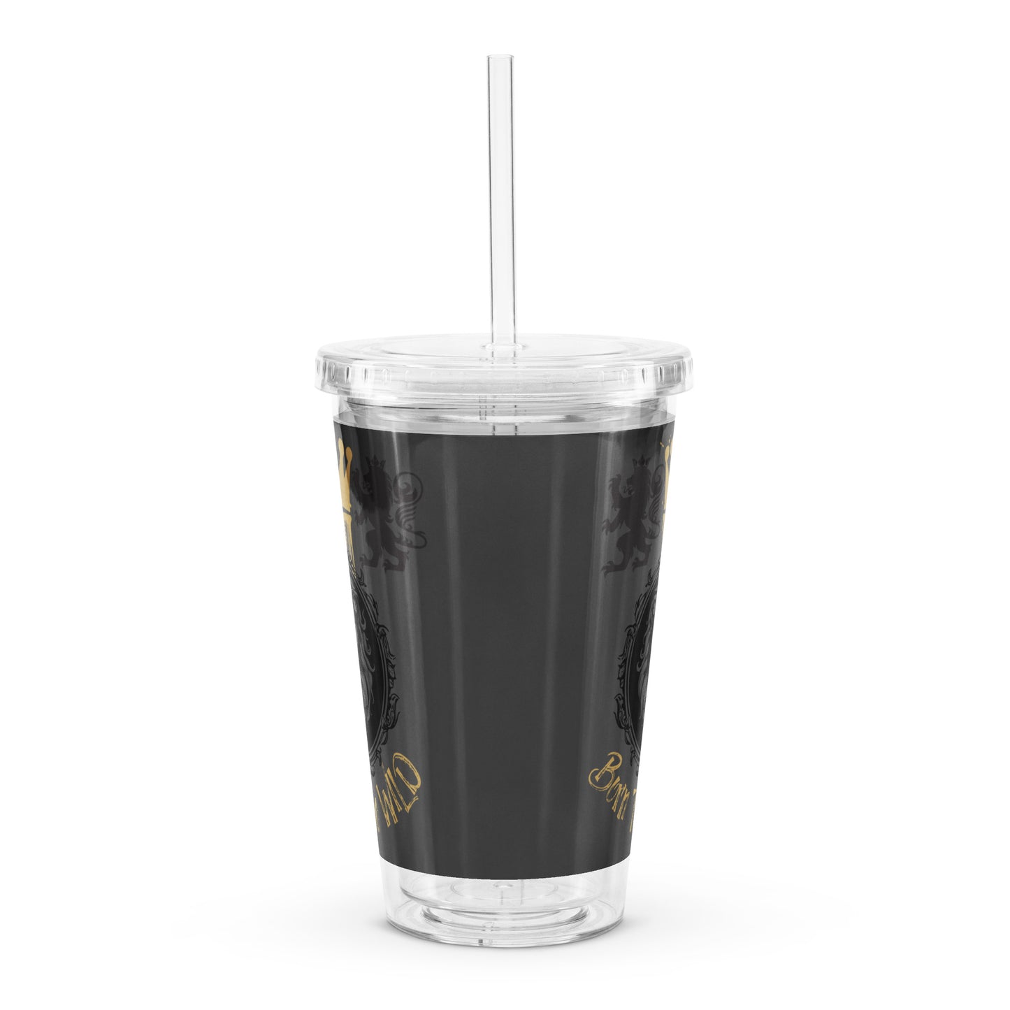 Born to Be Wild Clear Plastic Tumbler