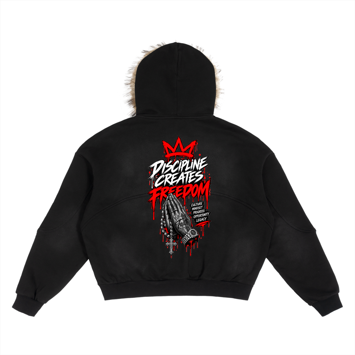 Streetwear,Unisex,Hoodie,Jacket,Fall,Winter,Fur,Coat