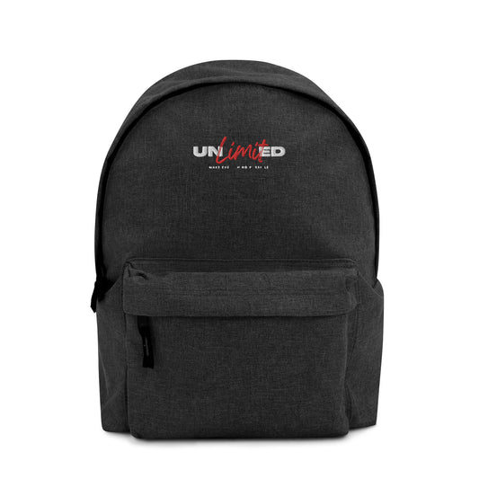 Unlimited Embroidered Backpack