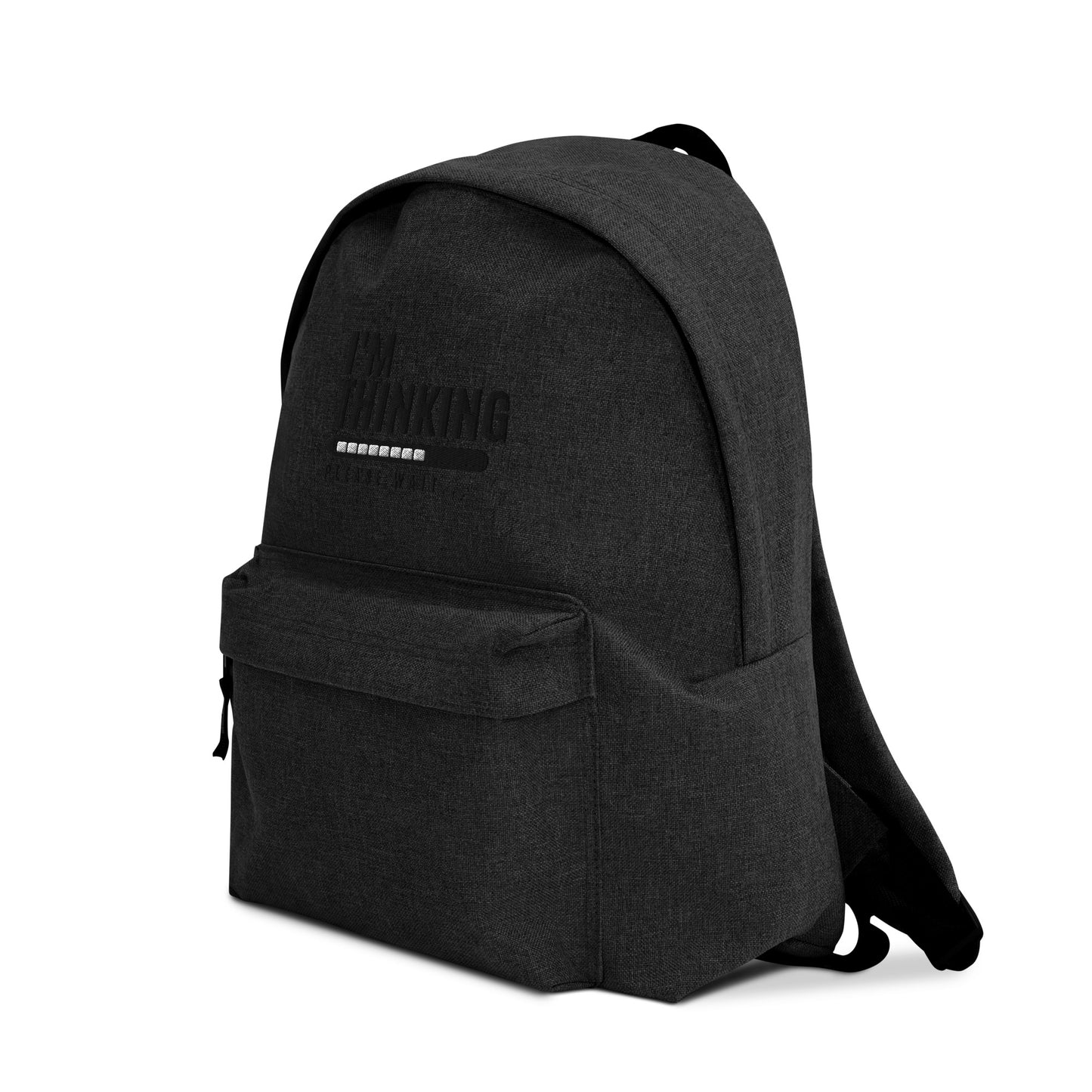 Im Thinking Embroidered Backpack