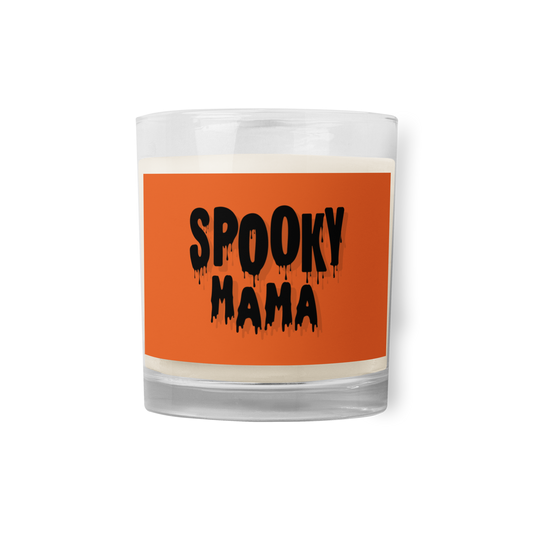 Spooky Mama Glass jar soy wax candle