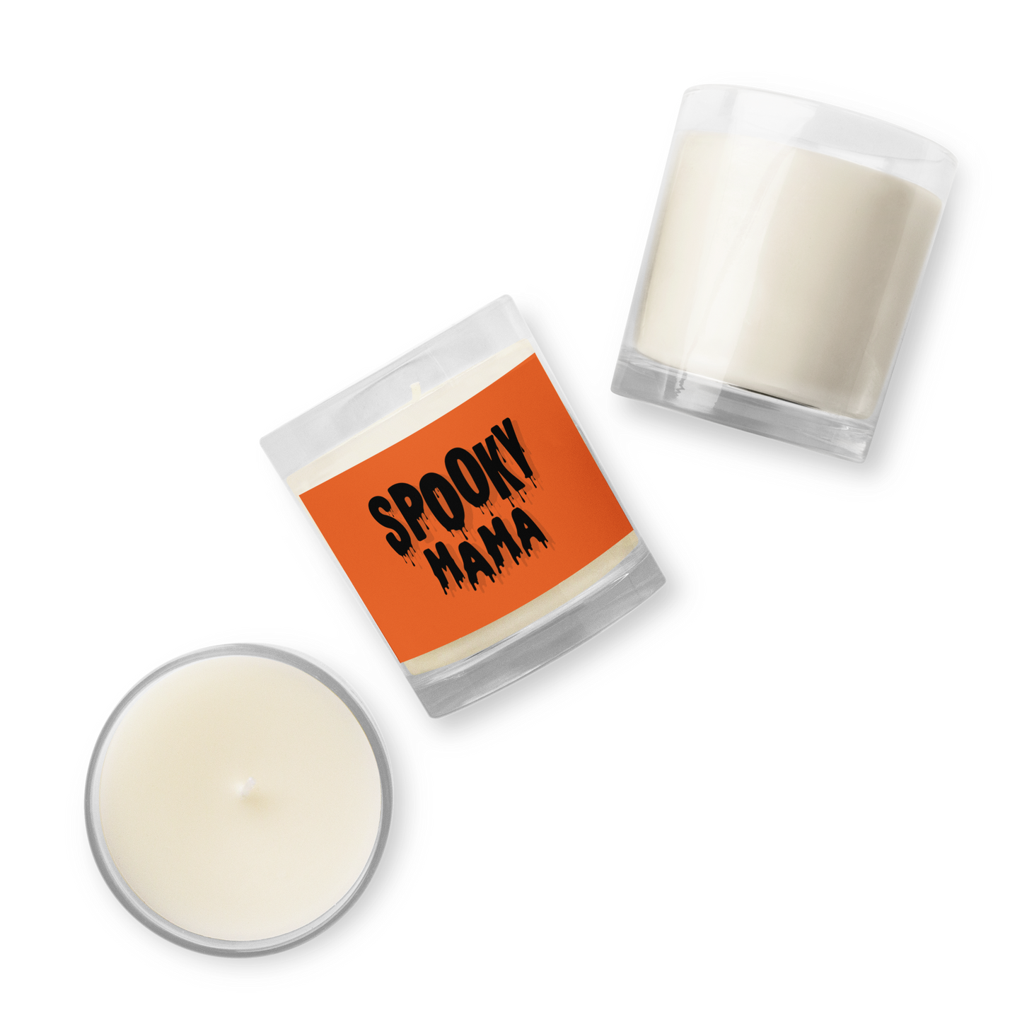 Spooky Mama Glass jar soy wax candle