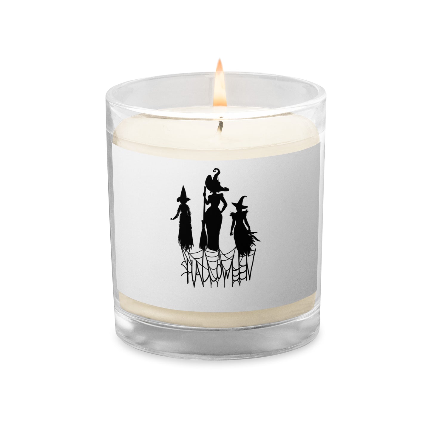 Halloween Witch Glass jar soy wax candle