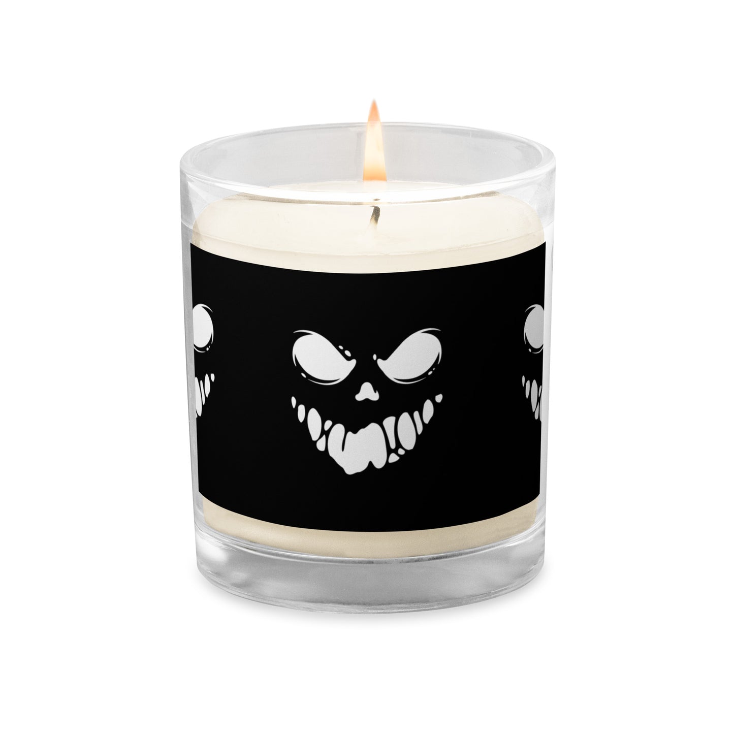 Halloween Pumpkin Glass jar soy wax candle