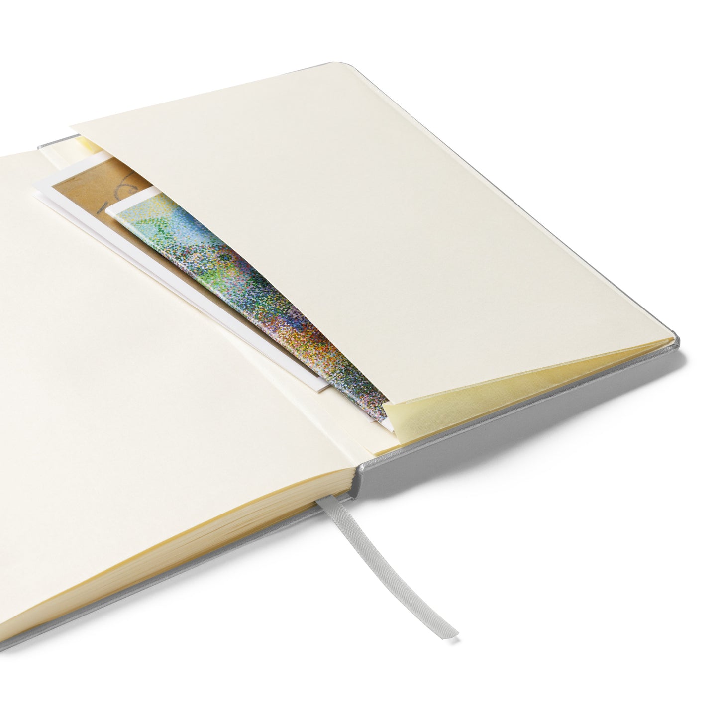 Hardcover bound notebook