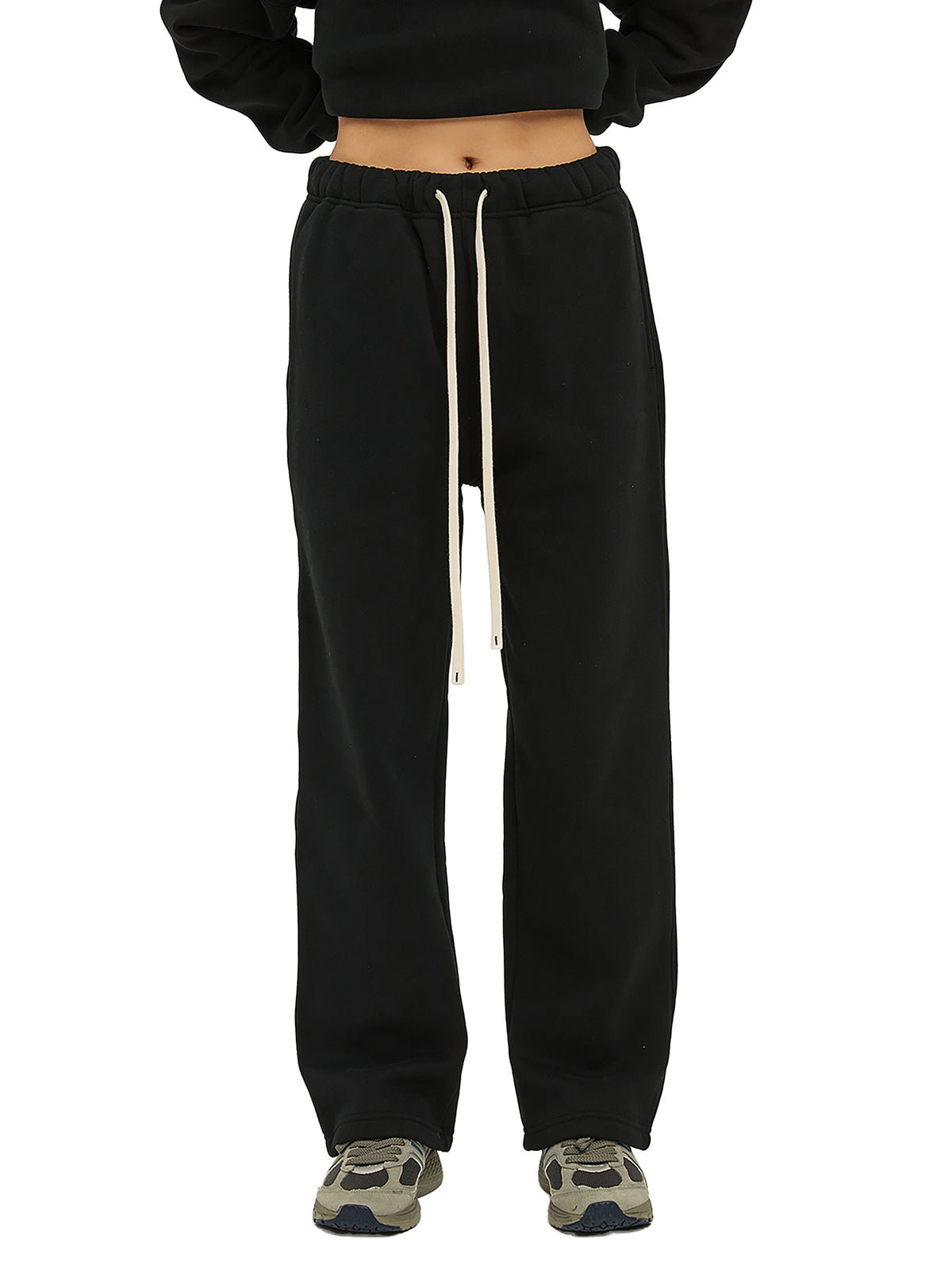 Sweatpants,Unisex,Streetwear,Straightleg