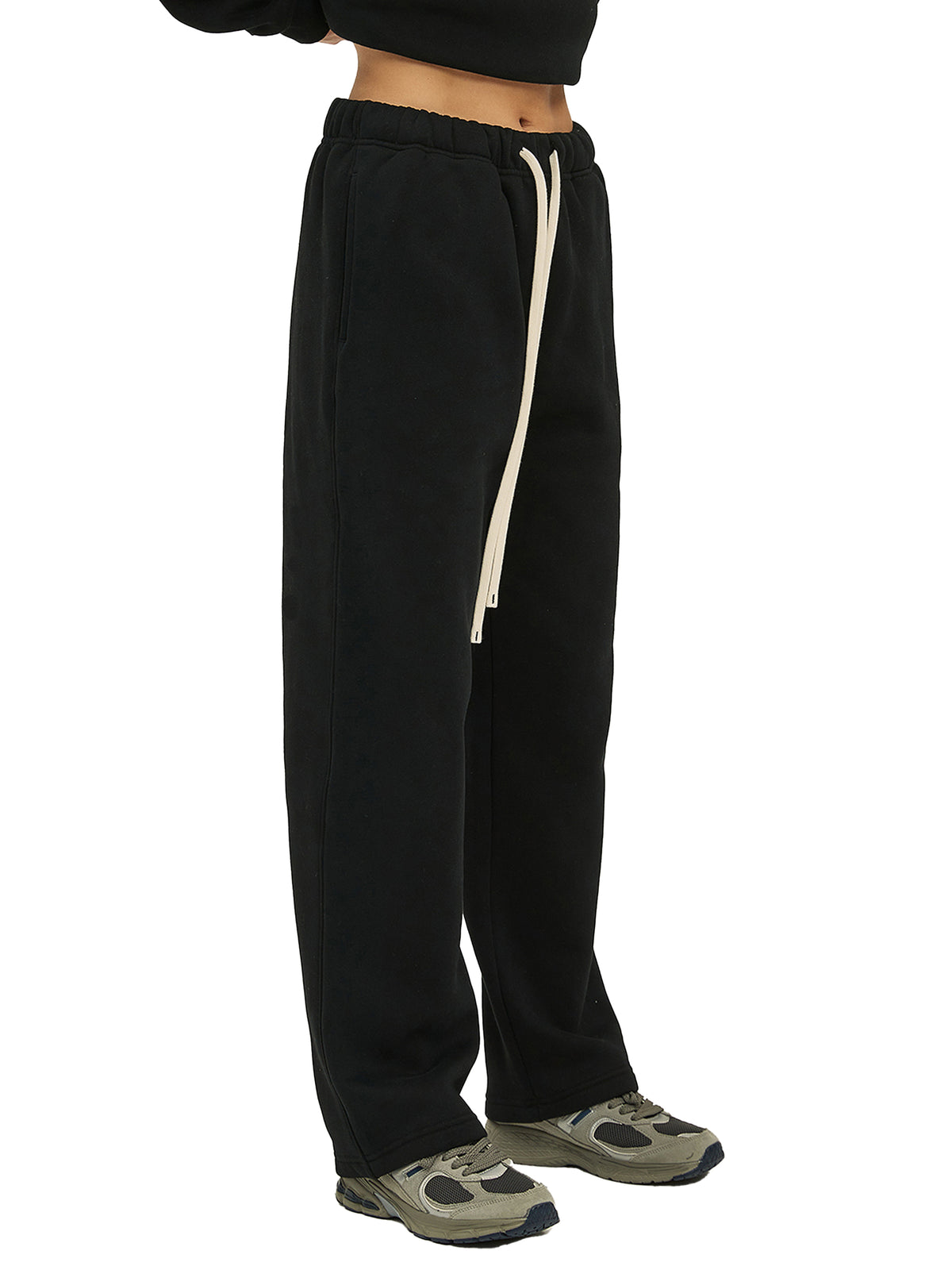 Sweatpants,Unisex,Streetwear,Straightleg