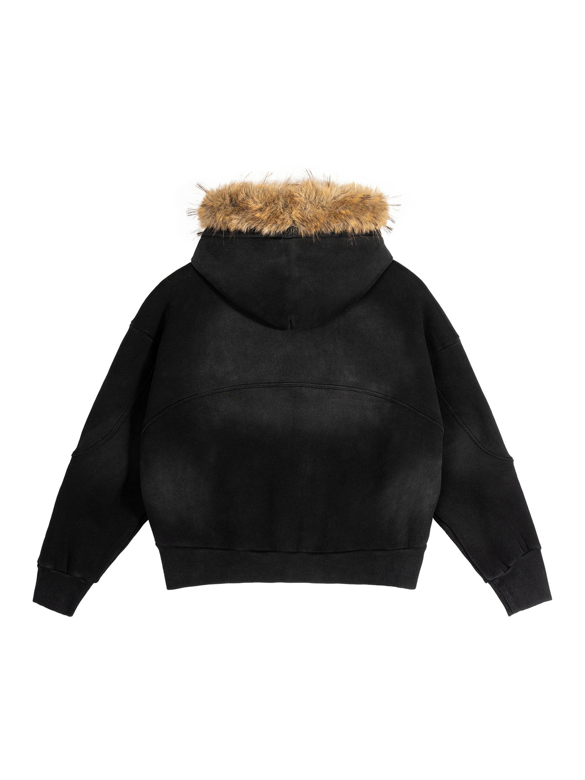 Hoodie,Fur,Unisex,Winter,Coat,Trendy