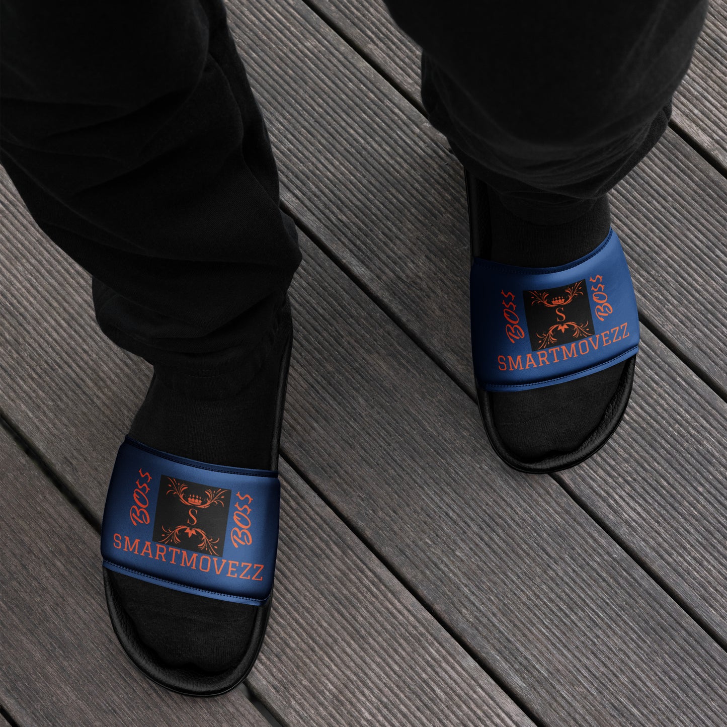 Boss Men’s Slides + Blue