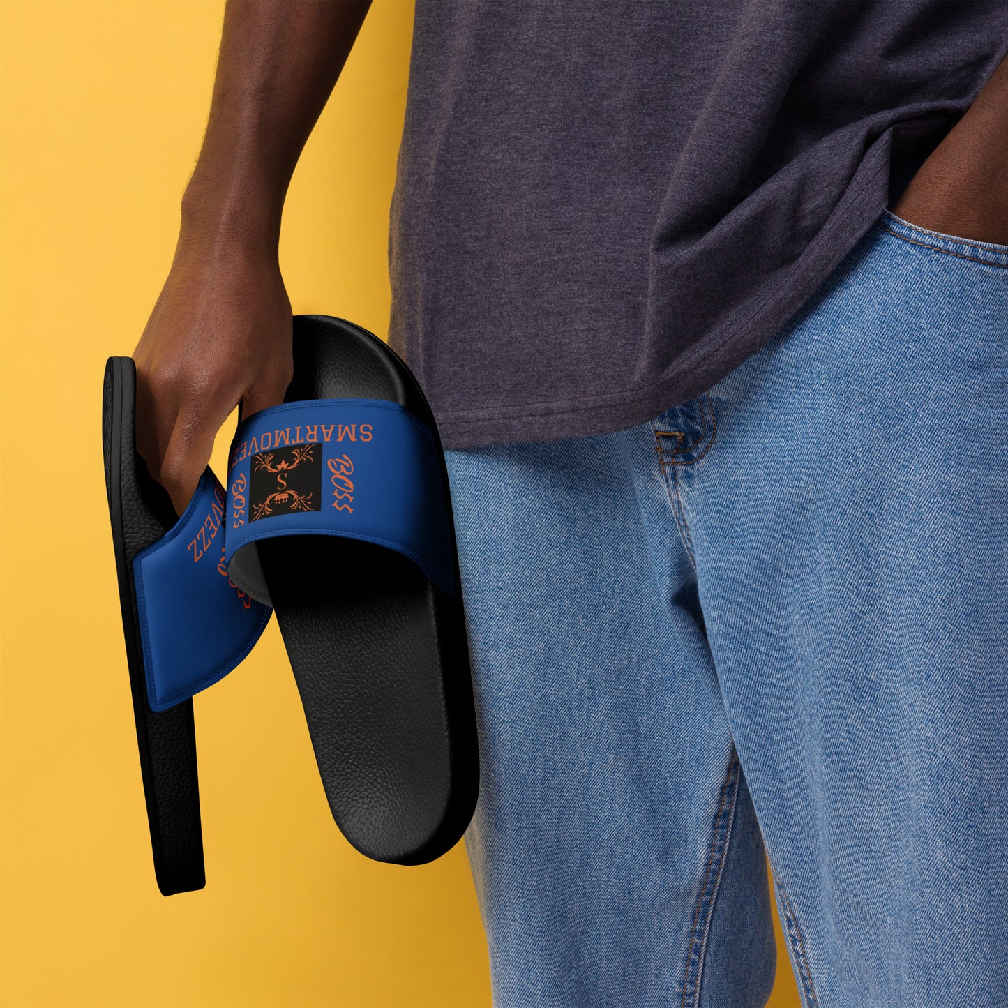 Boss Men’s Slides + Blue