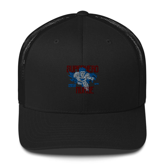 Superhero Nurse Trucker Cap