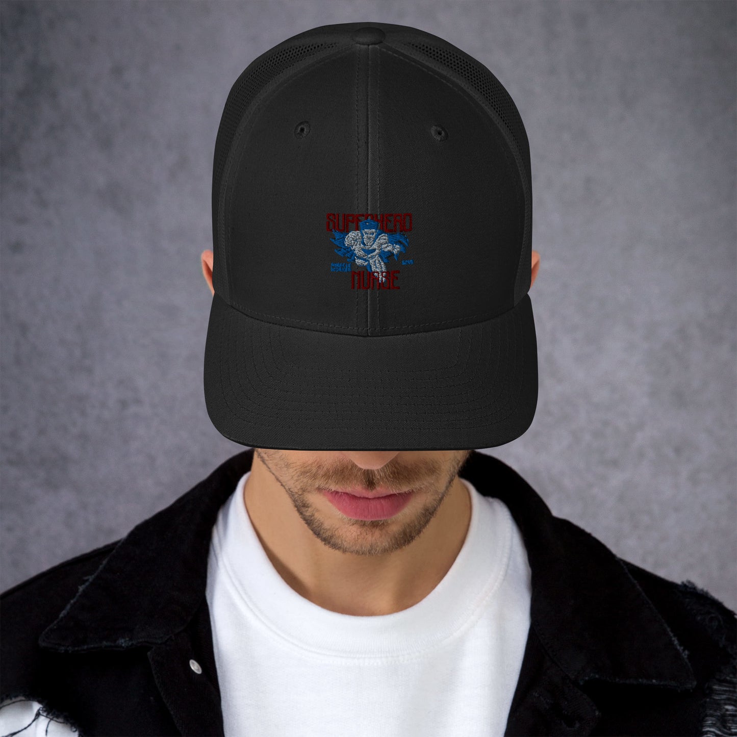 Superhero Nurse Trucker Cap