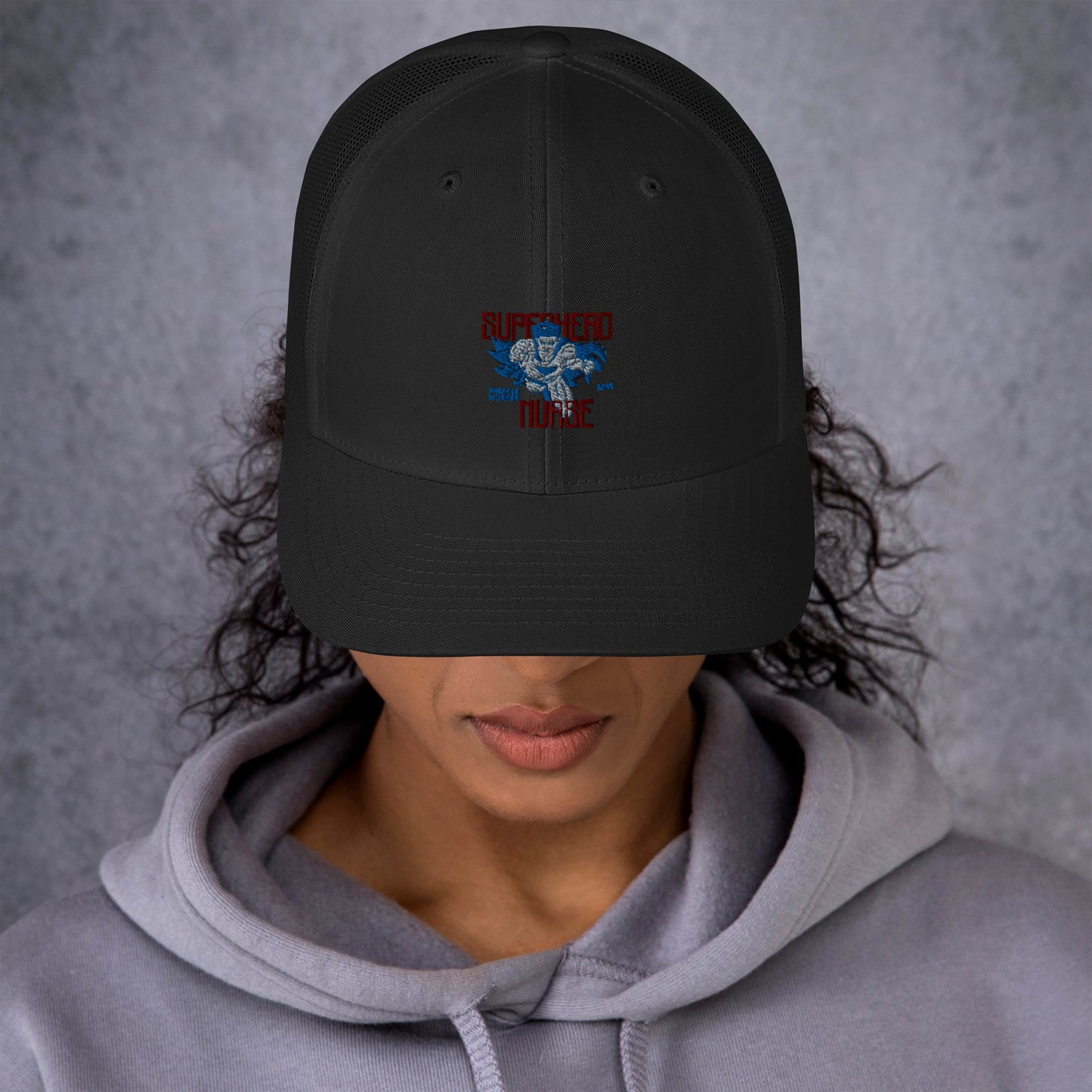 Superhero Nurse Trucker Cap