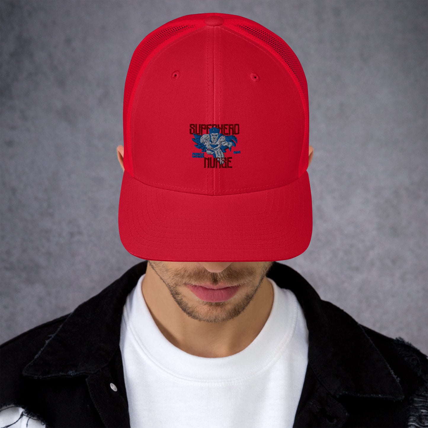 Superhero Nurse Trucker Cap