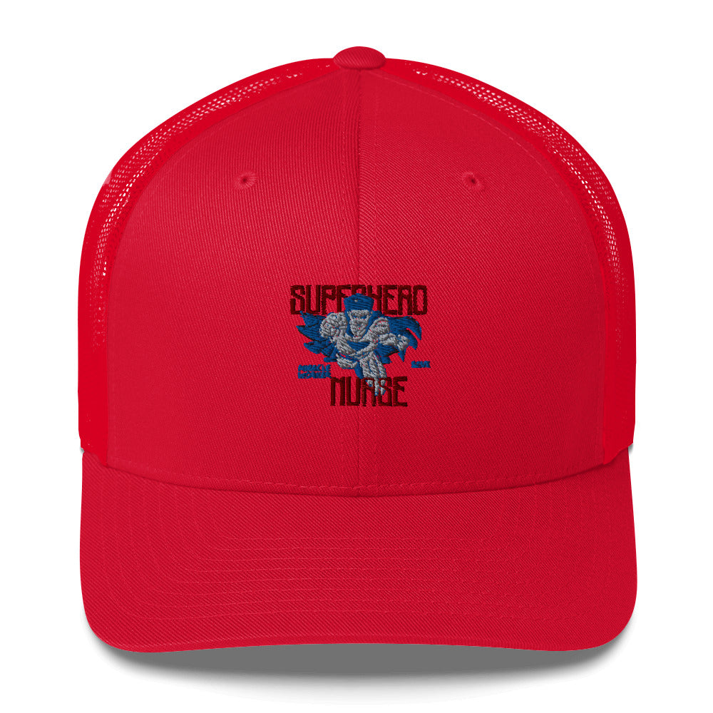 Superhero Nurse Trucker Cap