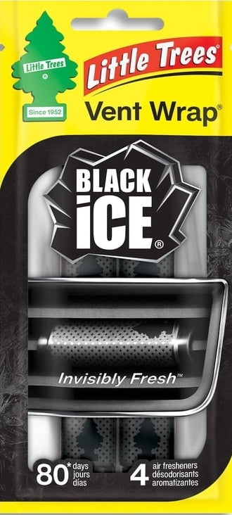 Car Air Freshener Black Ice Vent Wrap