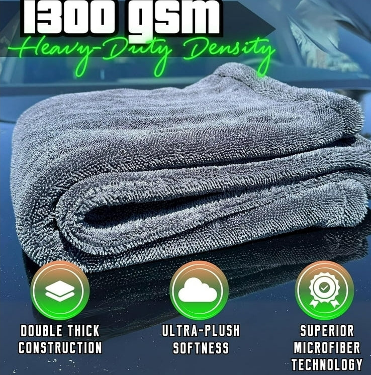 XL Microfiber Drying Towel 1300 GSM