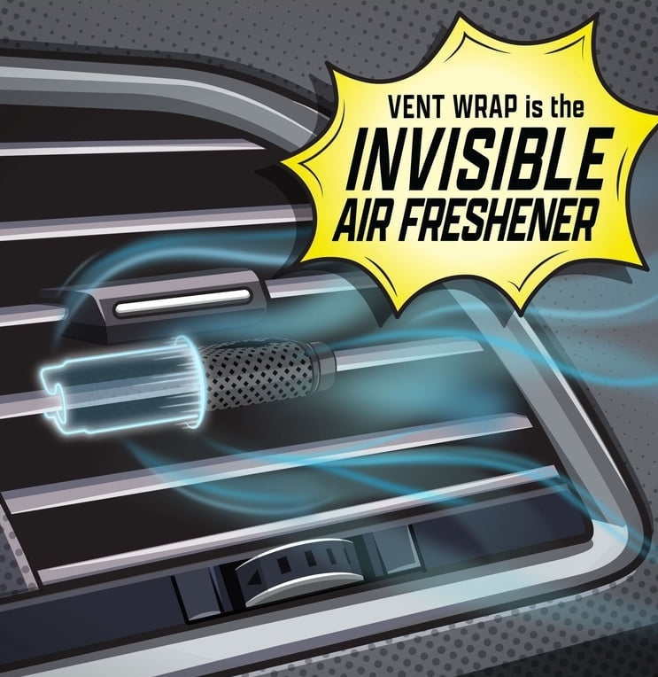Car Air Freshener Black Ice Vent Wrap