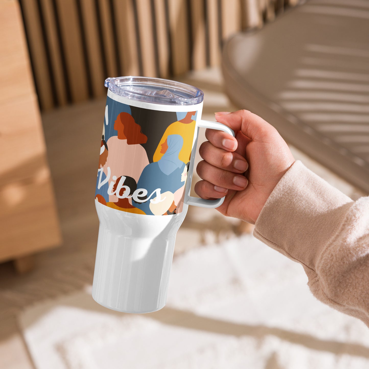 Culture Vibes Travel mug with a handle