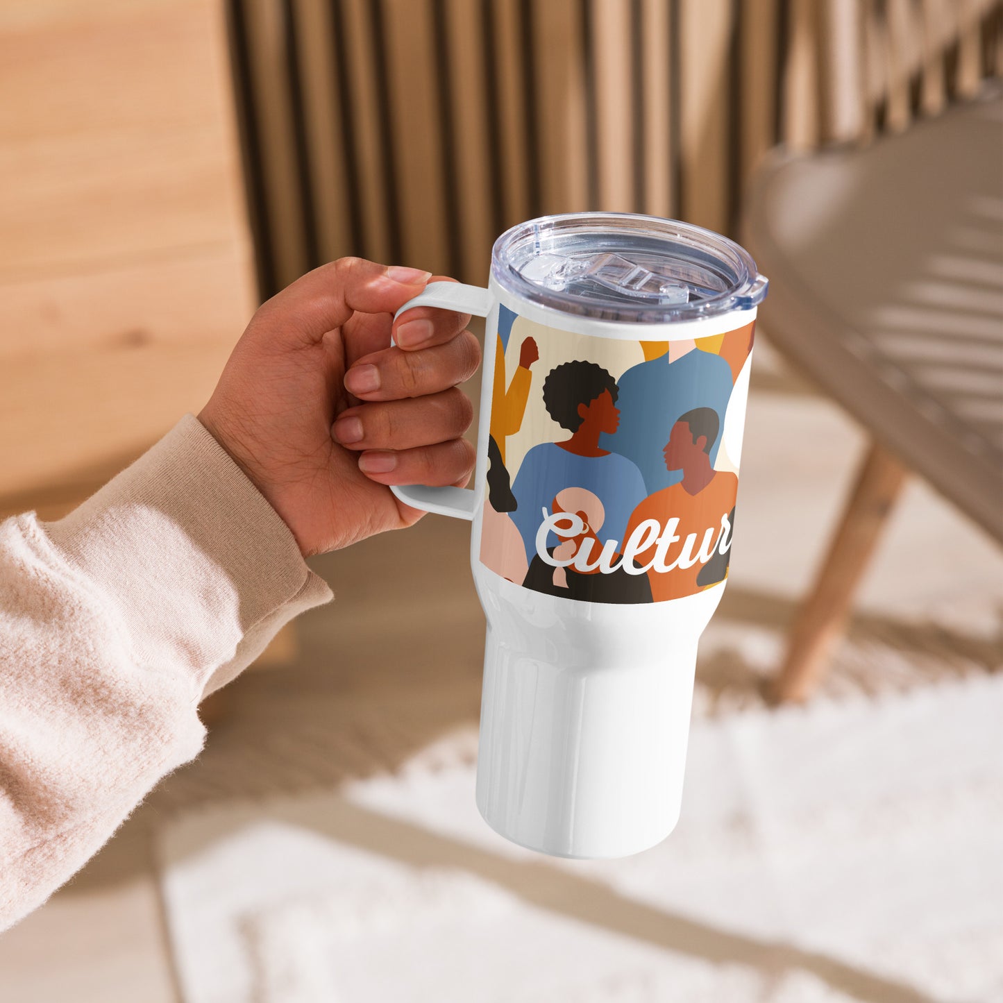 Culture Vibes Travel mug with a handle