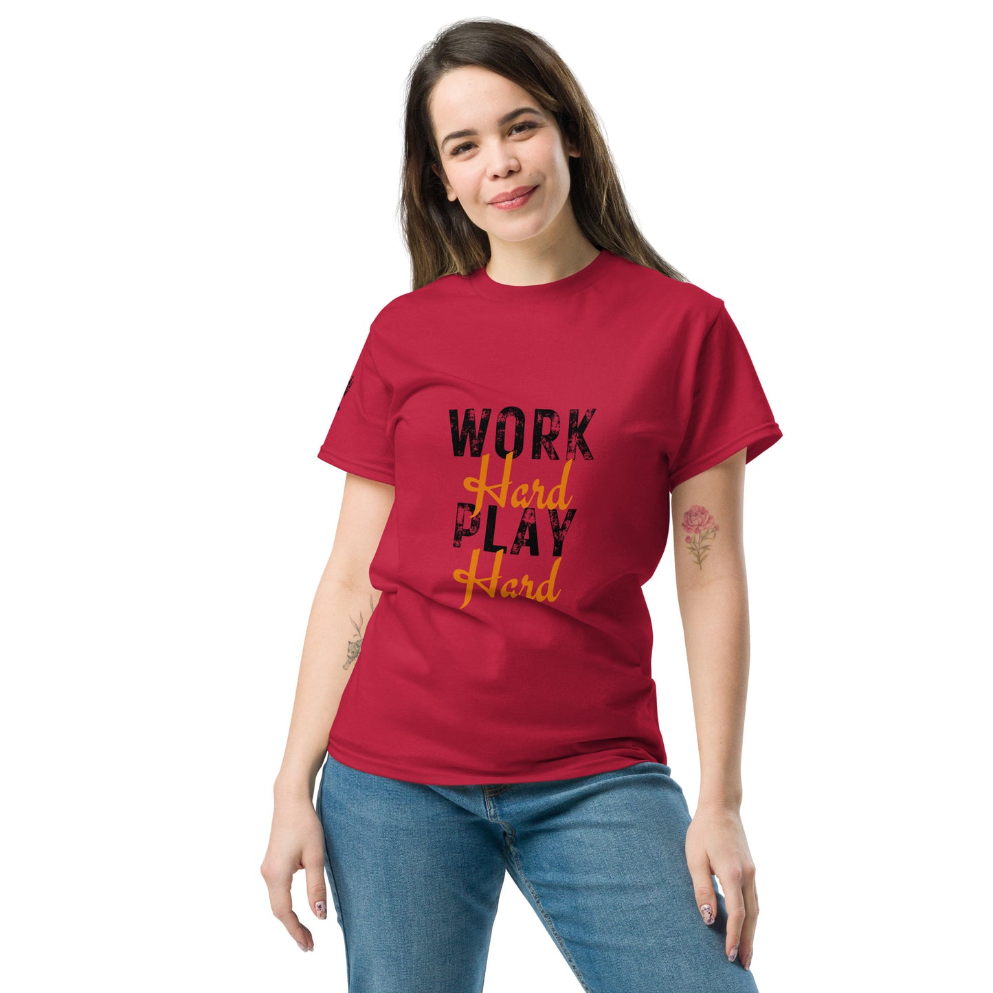 Work Hard Play Hard Classic Tee