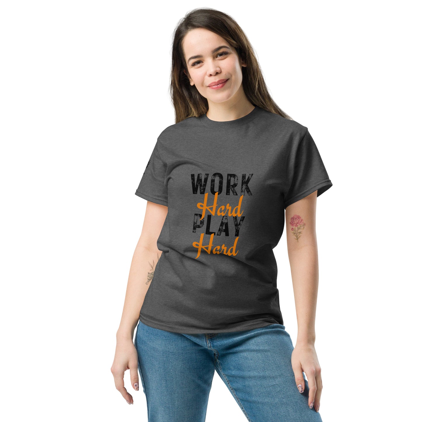 Work Hard Play Hard Classic Tee