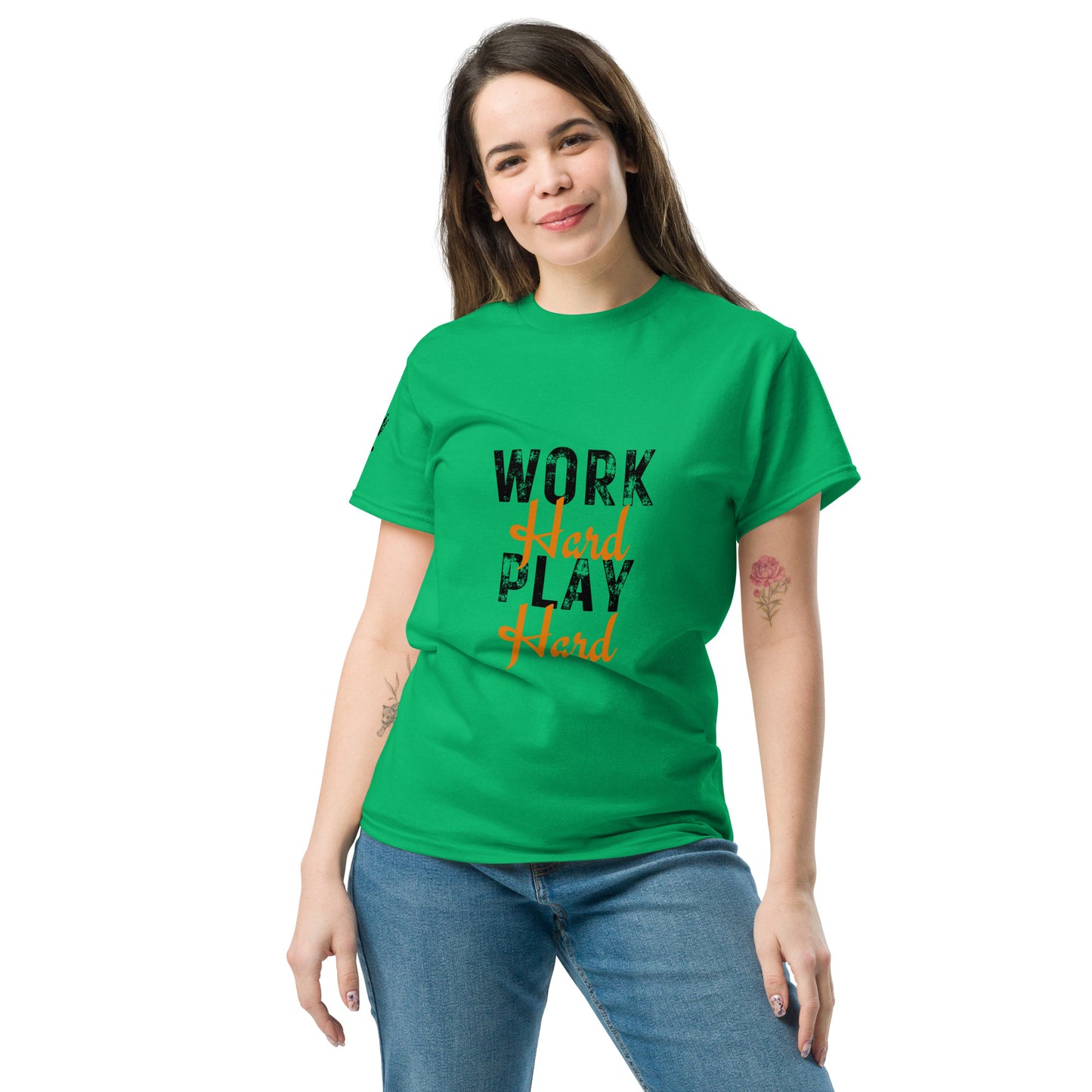 Work Hard Play Hard Classic Tee