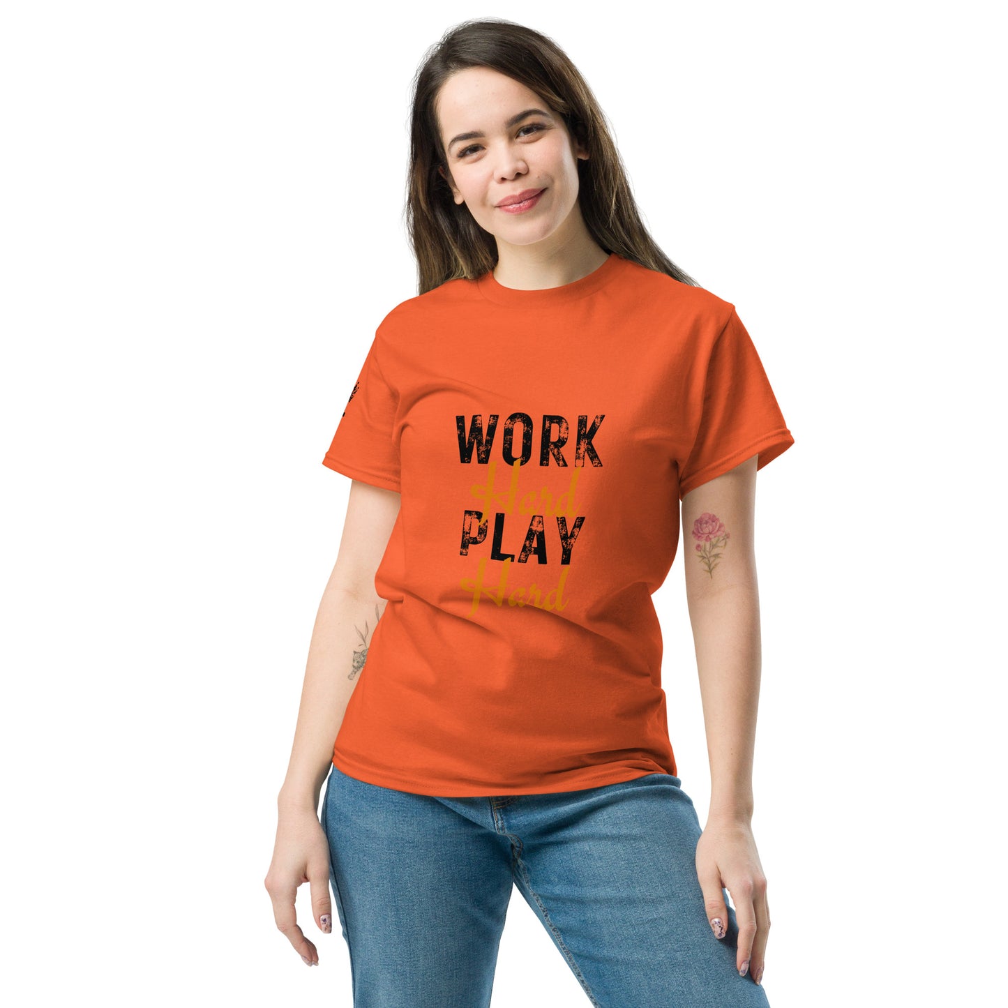 Work Hard Play Hard Classic Tee