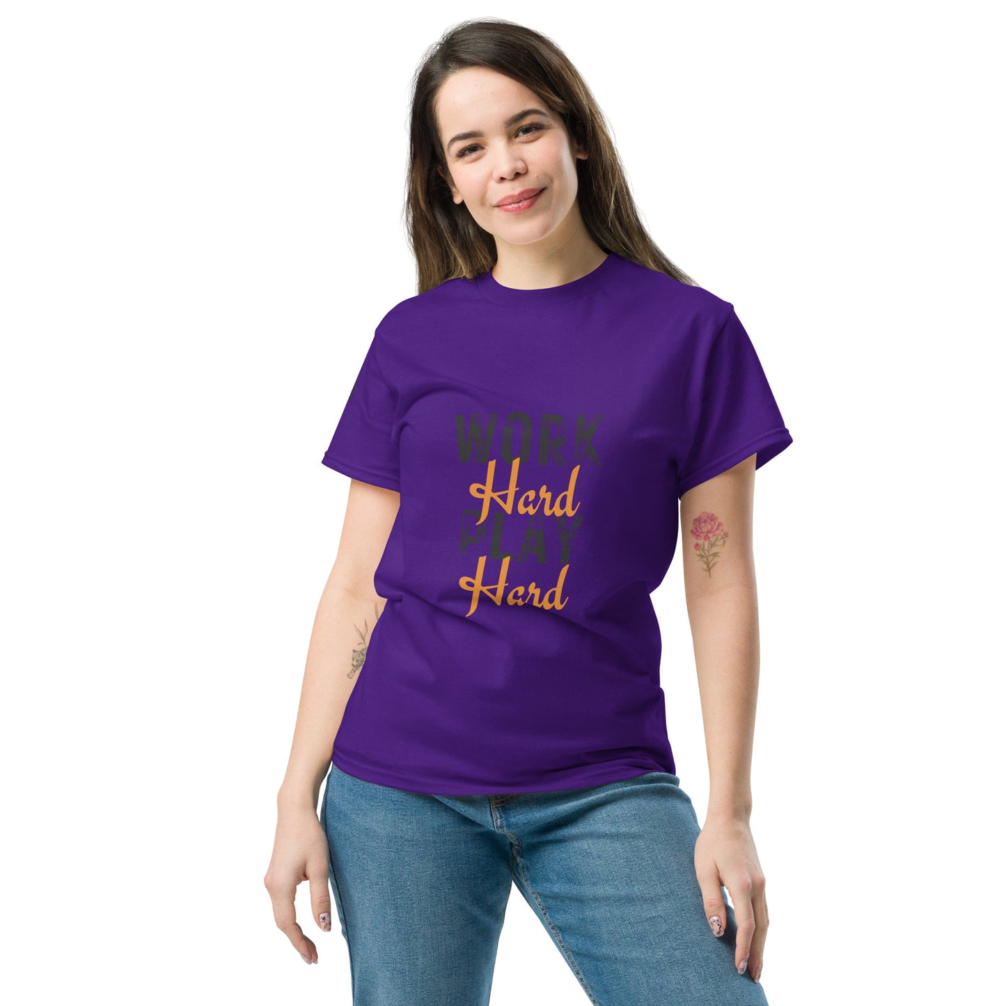 Work Hard Play Hard Classic Tee