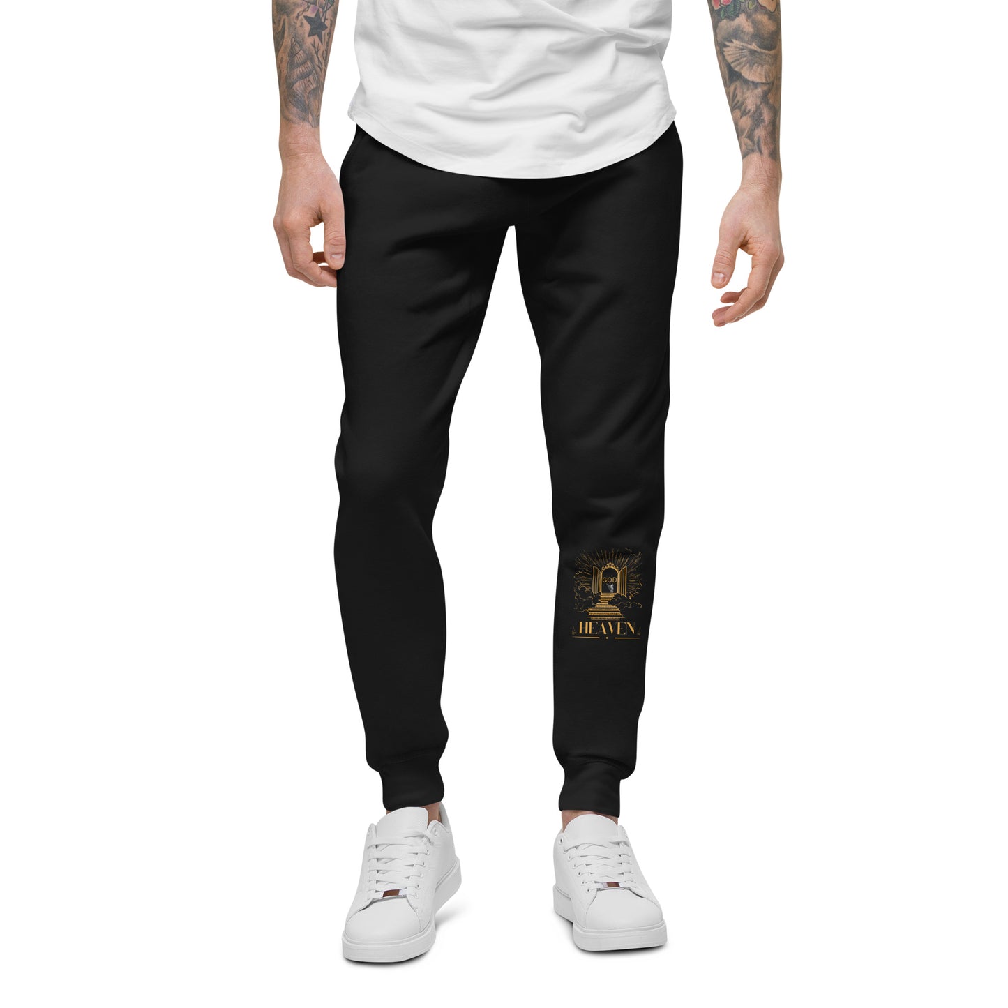 Heaven Gates fleece sweatpants Blk