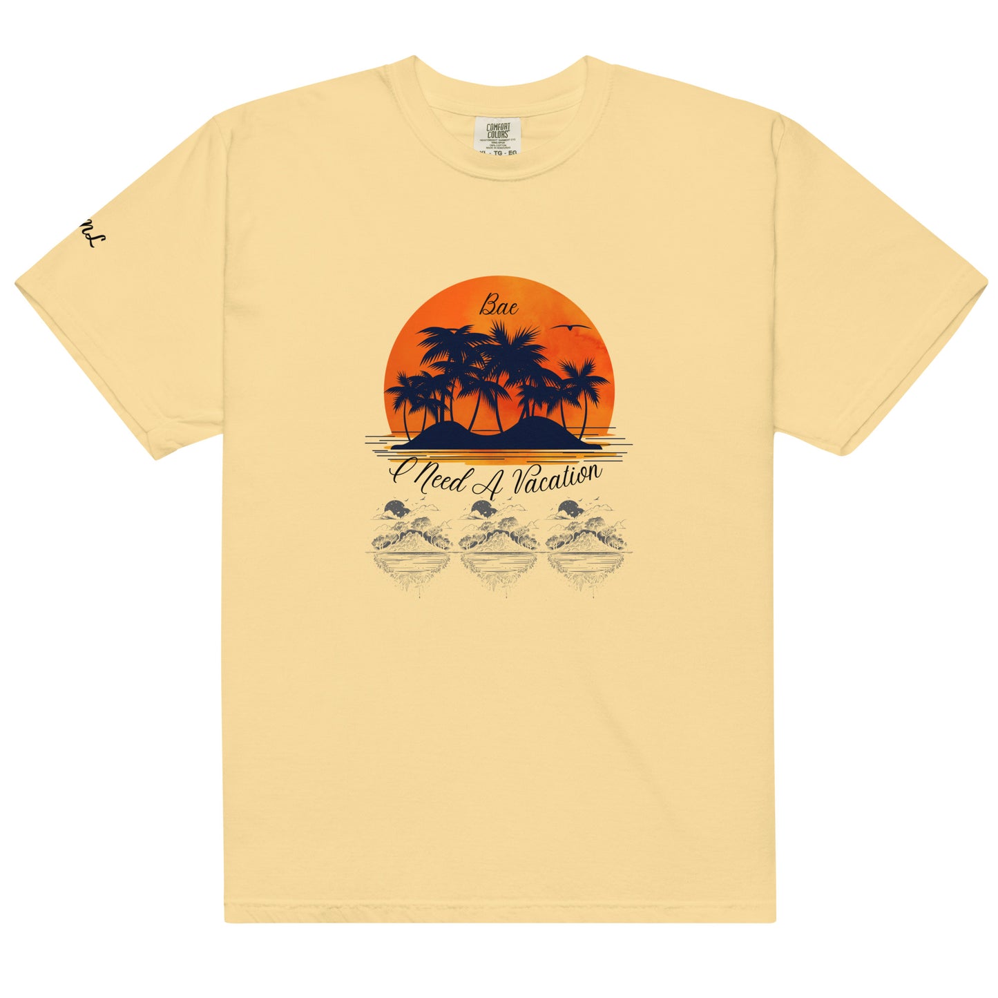 I Need A Vacation Heavyweight T-shirt