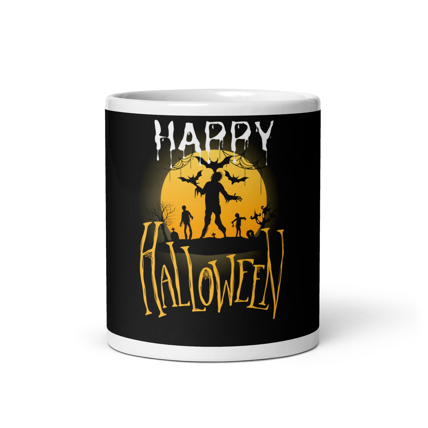 Happy Halloween White Glossy Mug