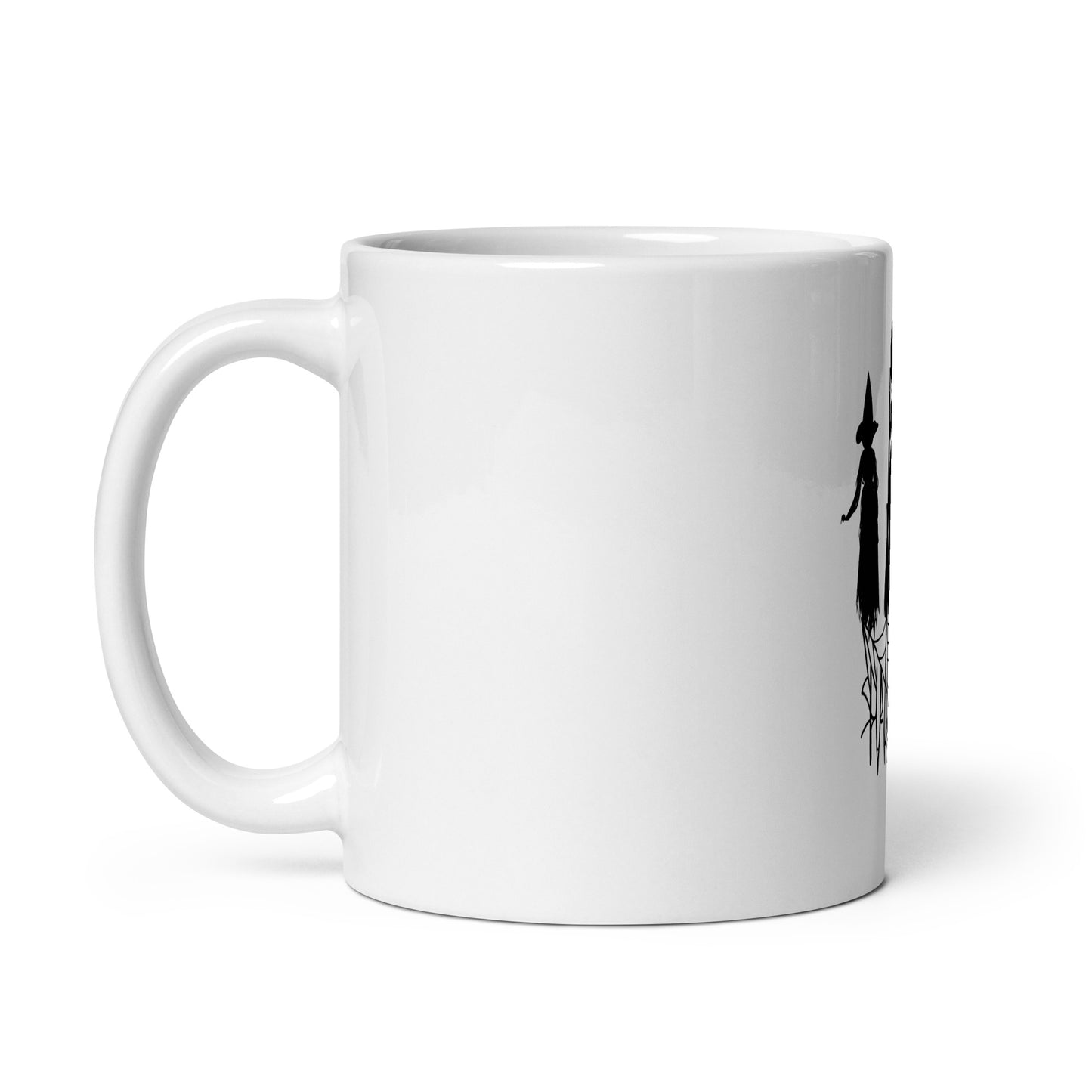 Witch Halloween White glossy mug