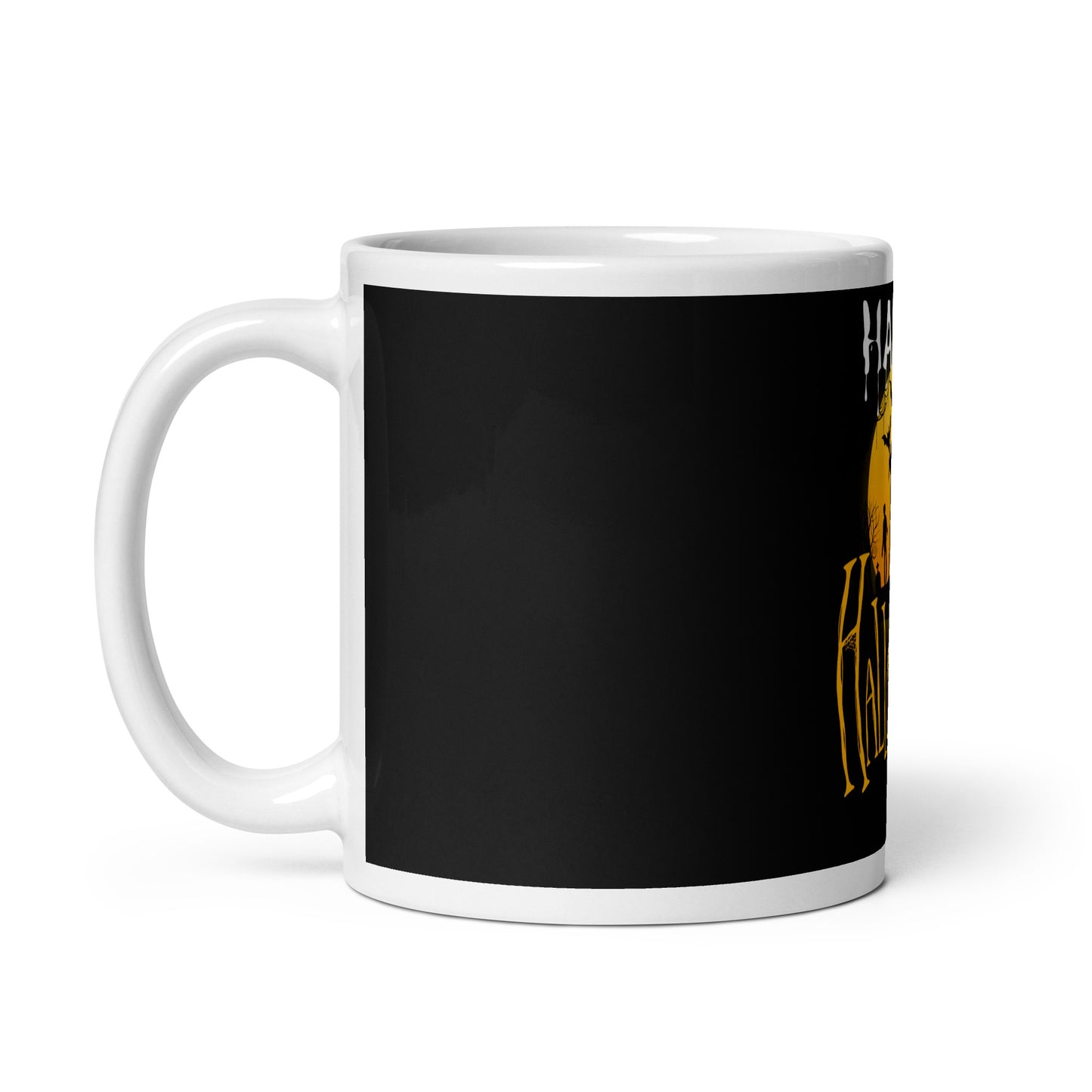 Happy Halloween White Glossy Mug