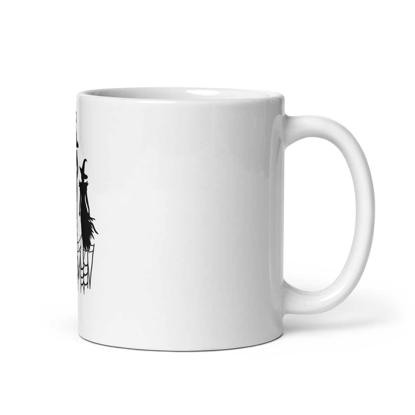 Witch Halloween White glossy mug