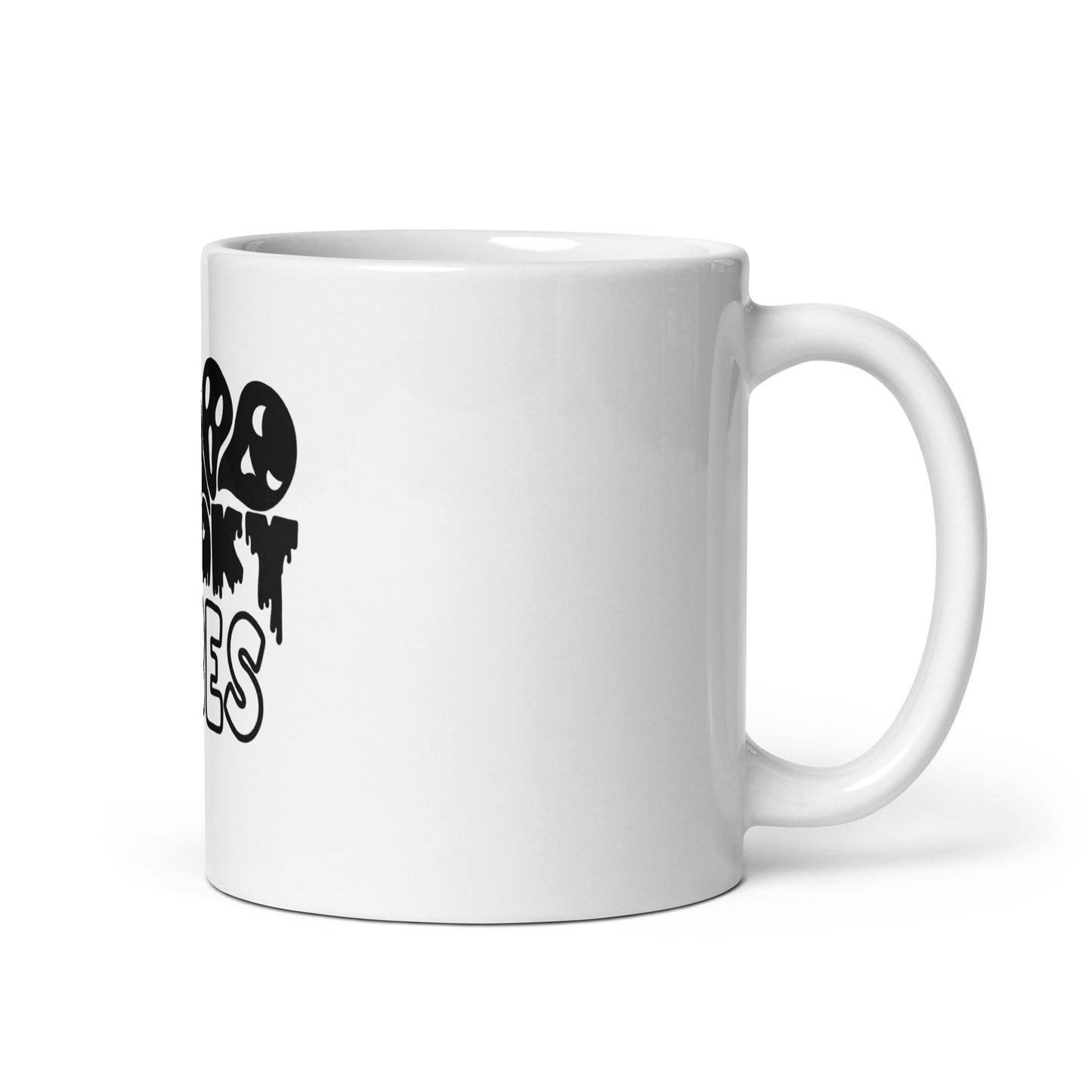 Spooky Vibes White glossy mug