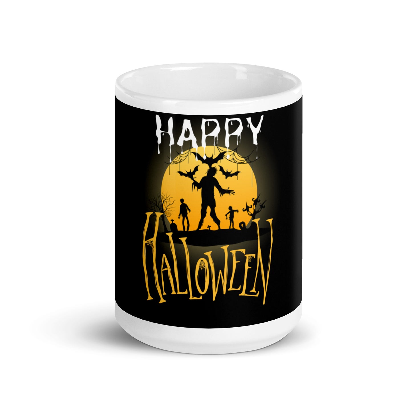 Happy Halloween White Glossy Mug