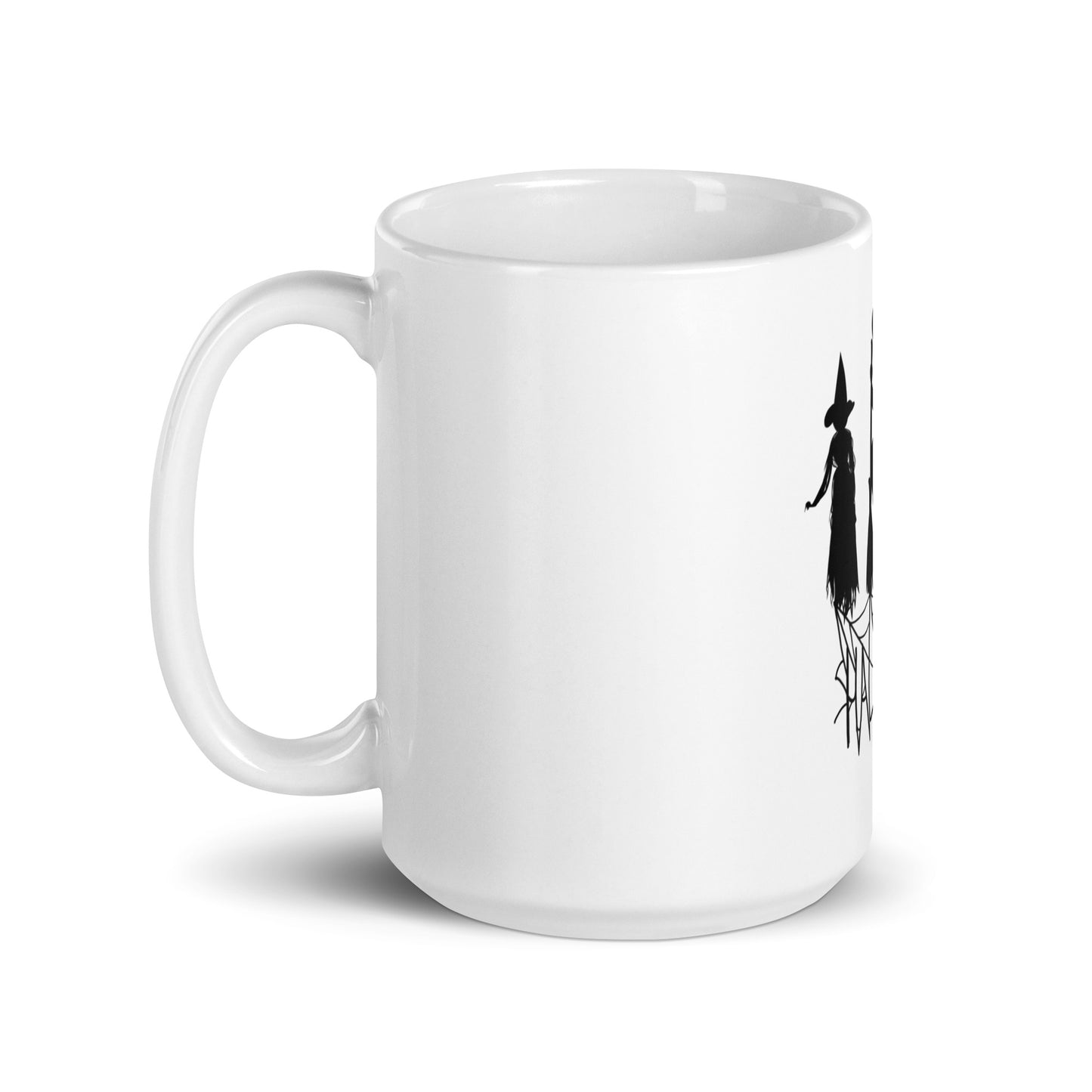 Witch Halloween White glossy mug