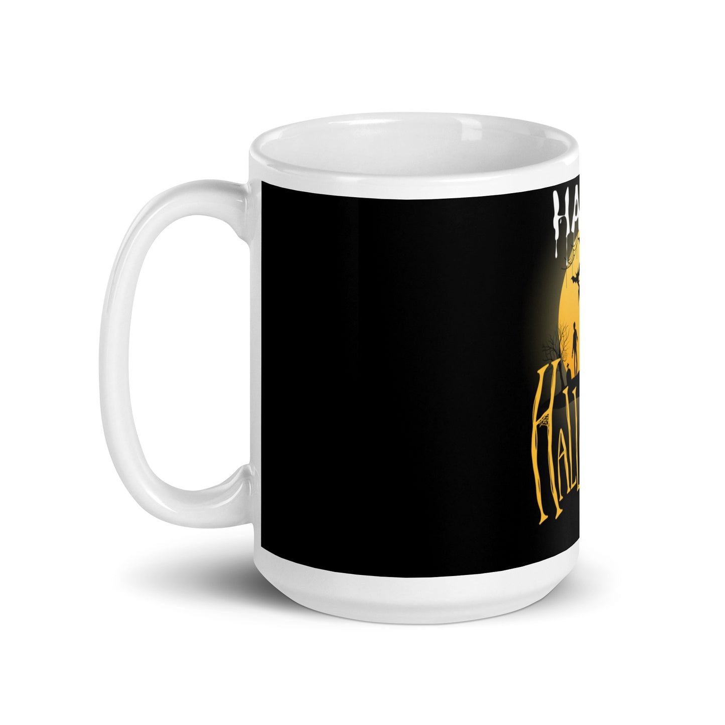 Happy Halloween White Glossy Mug