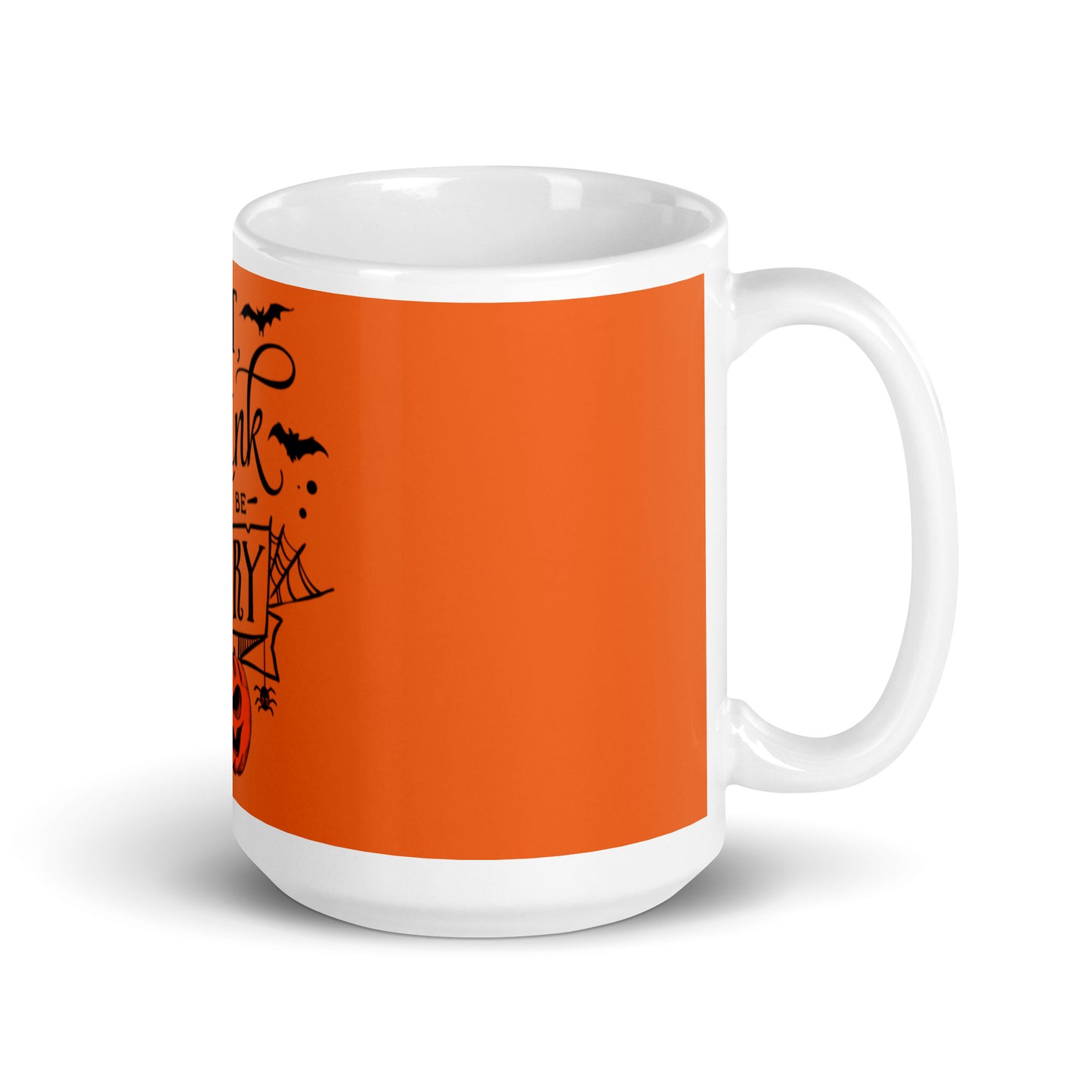 Halloween Drink White glossy mug