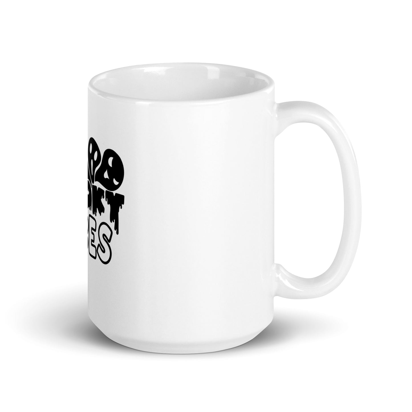 Spooky Vibes White glossy mug