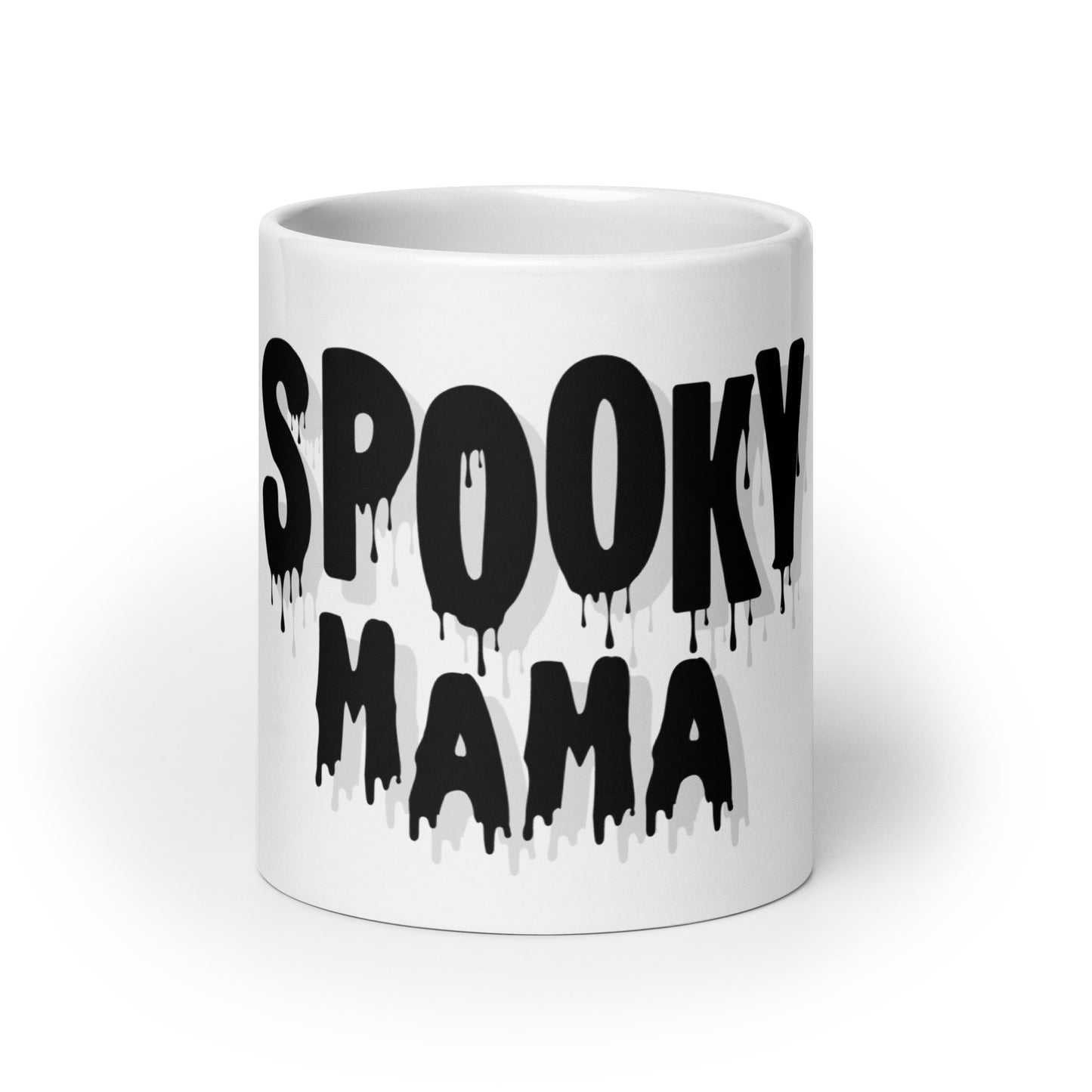 Spooky Mama White Glossy Mug