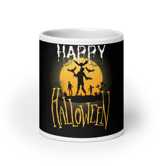 Happy Halloween White Glossy Mug