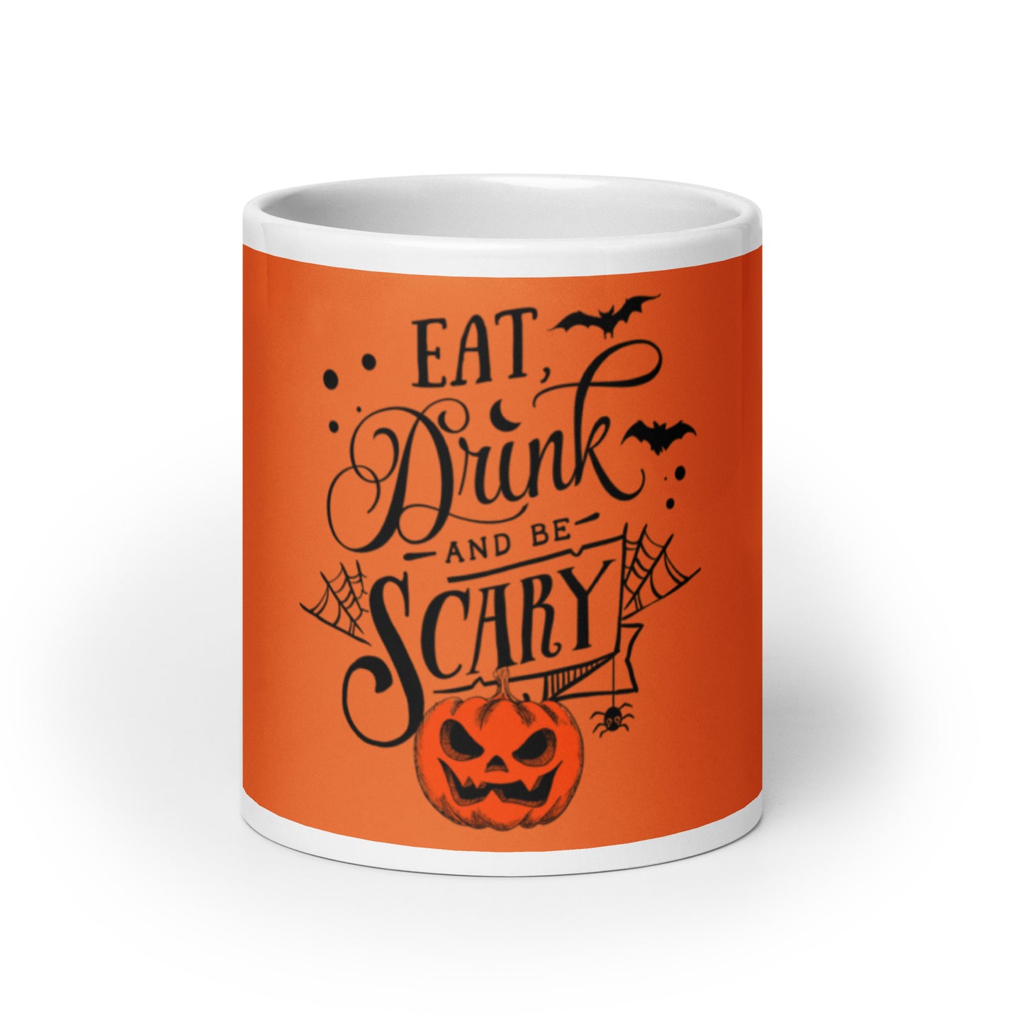 Halloween Drink White glossy mug