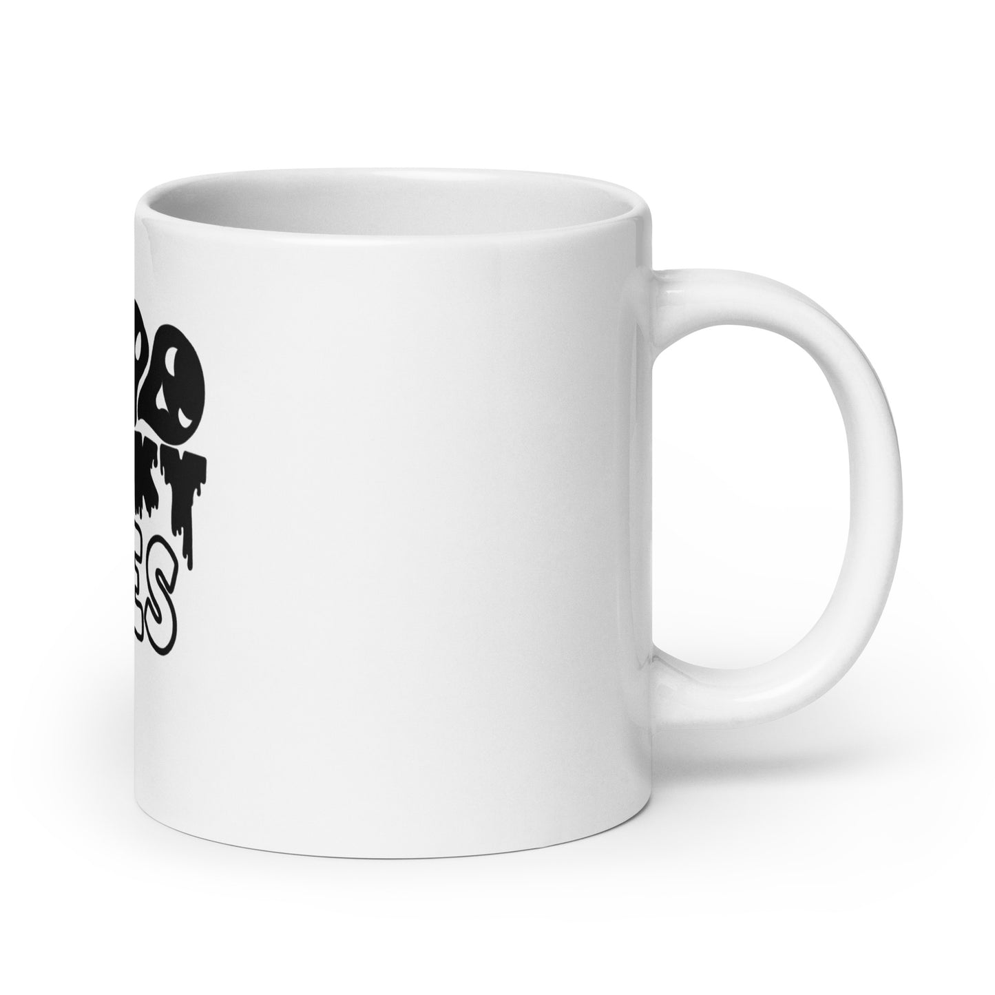 Spooky Vibes White glossy mug