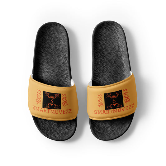 Boss Women's slides + Yellow